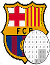 waptrick.com Football Logo Club Color By Number Pixel Art
